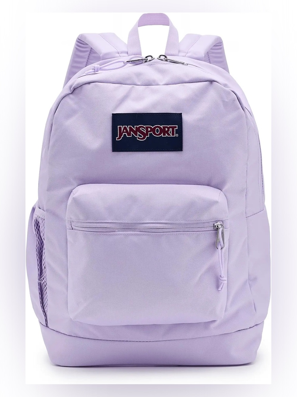NEW JanSport Cross Town Plus Pastel Lilac Purple Backpack Back to School Bag